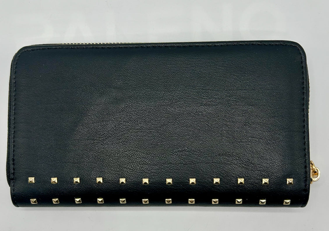 Badgley Mischka studded long wallet