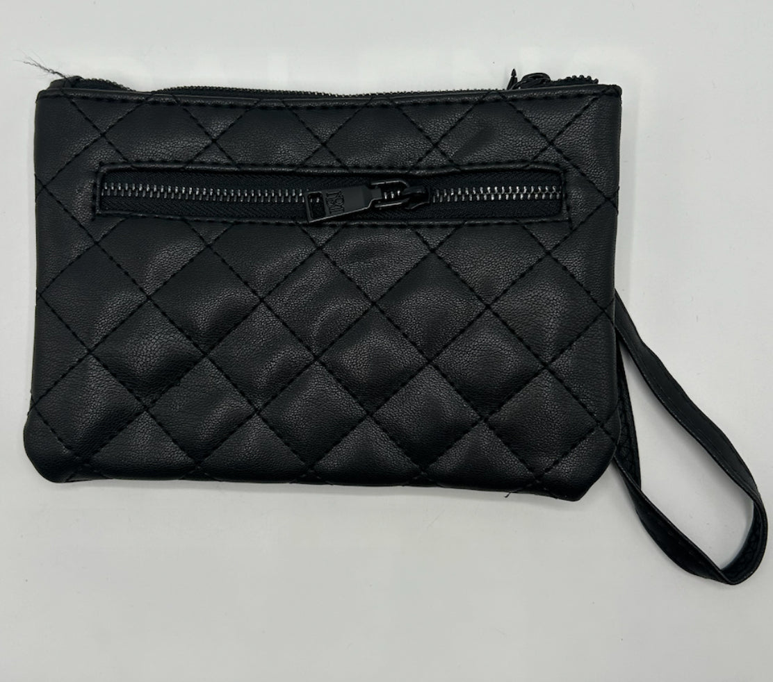 Badgley Mischka quilted card holder wallet